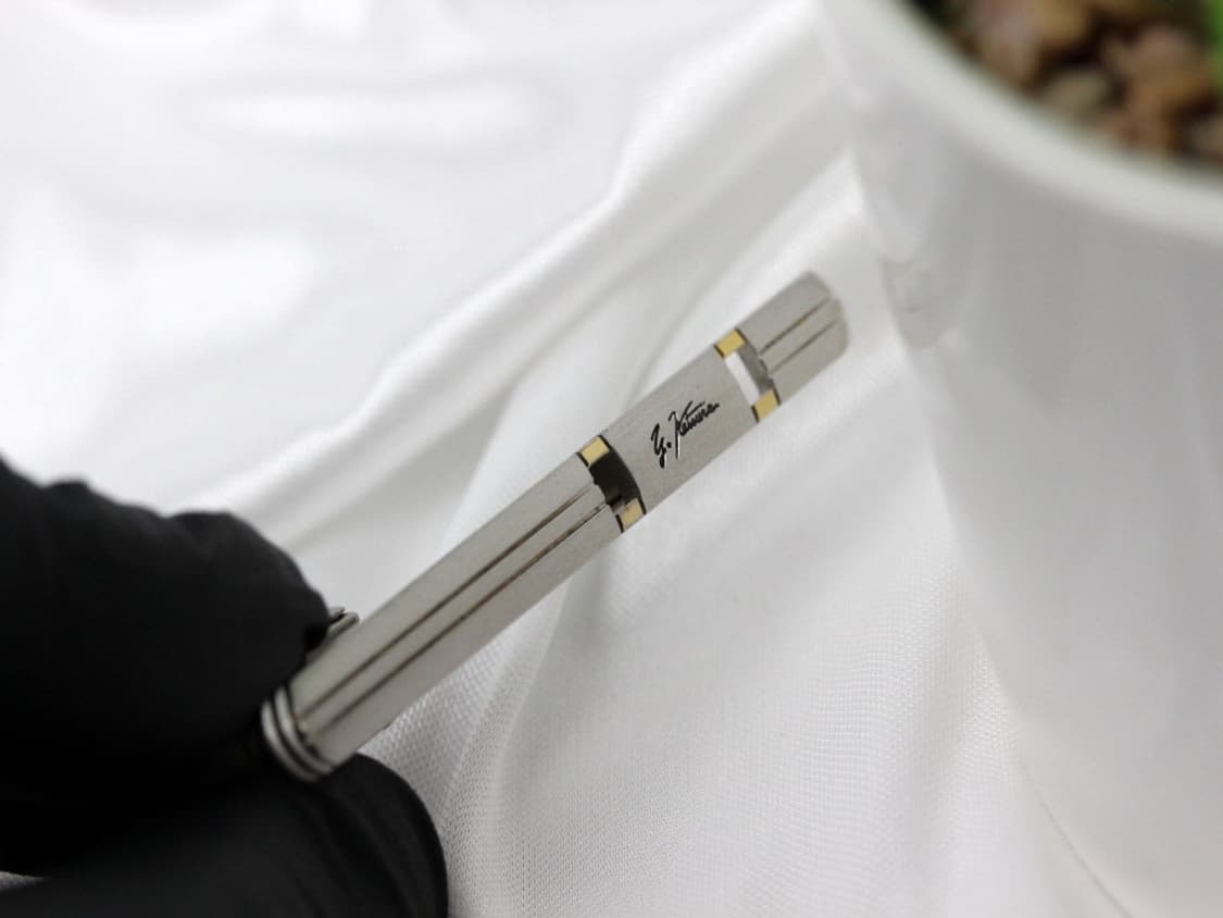 유미카츠라 A등급 5.2cm 일본 디자이너 남자 명품 넥타이핀 상품이미지4