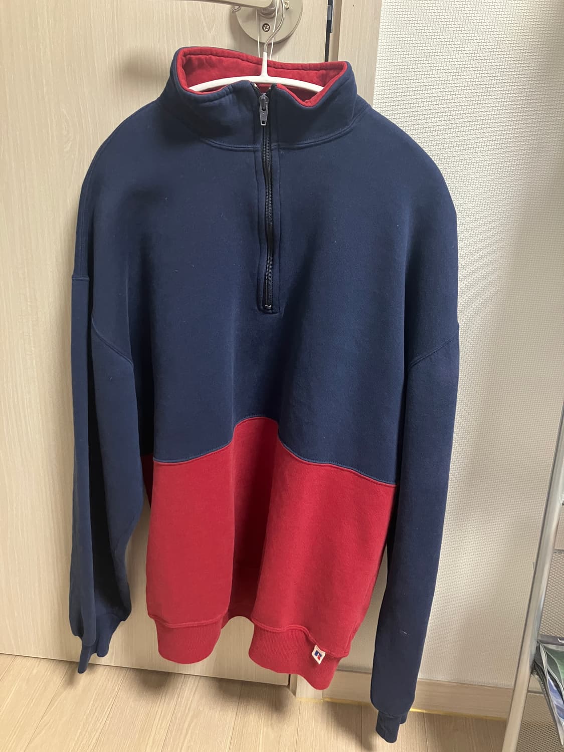 (XL) 러셀 하프집업 스웨트셔츠 상품이미지1