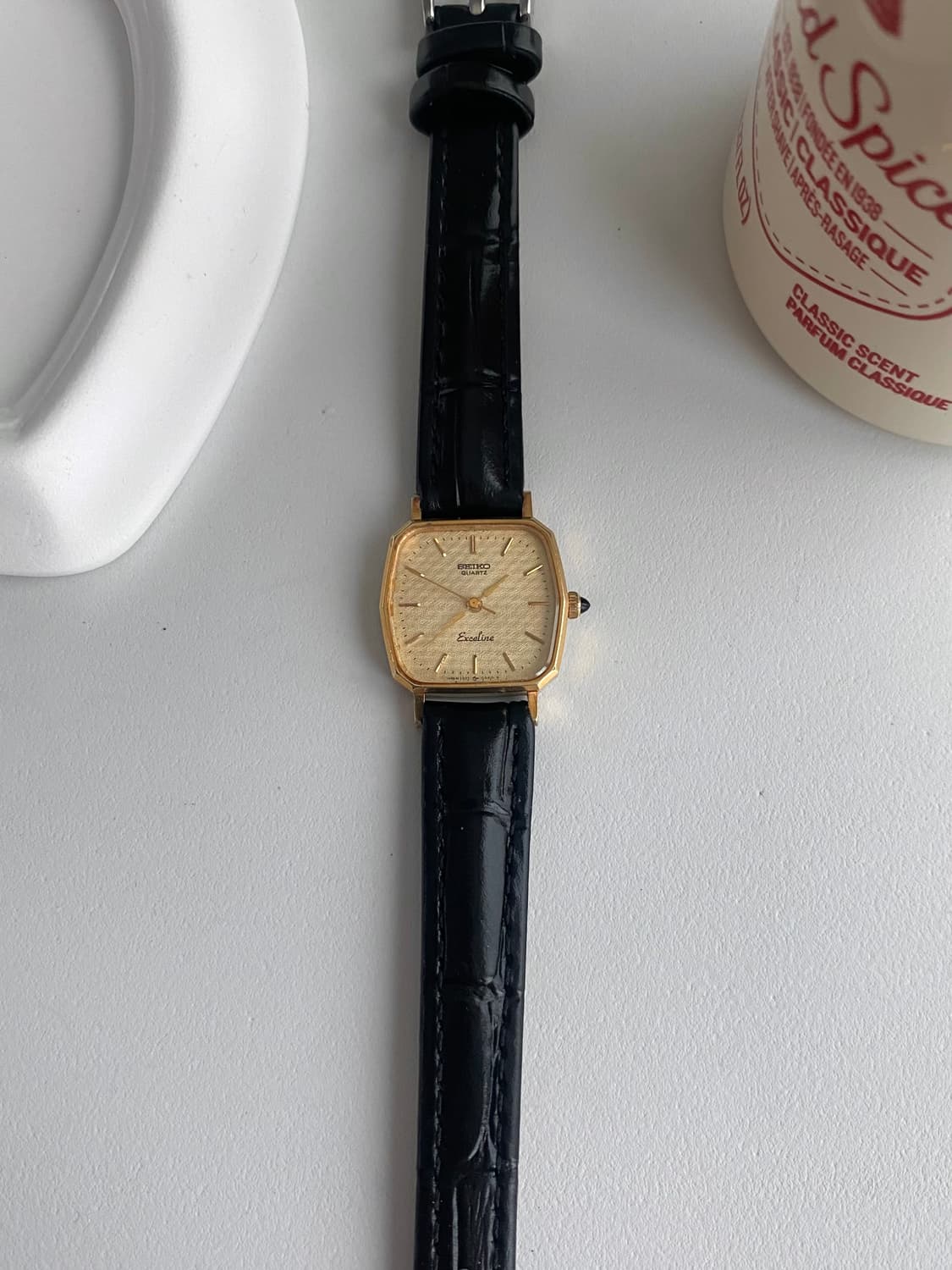 Seiko 세이코 엑셀린 쿼츠 골드 레이디스 상품이미지3