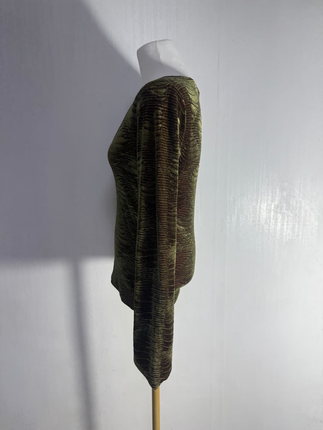 Usa tripp nyc 패턴 롱슬리브 y2k 레이브 사이키델릭 상품이미지4