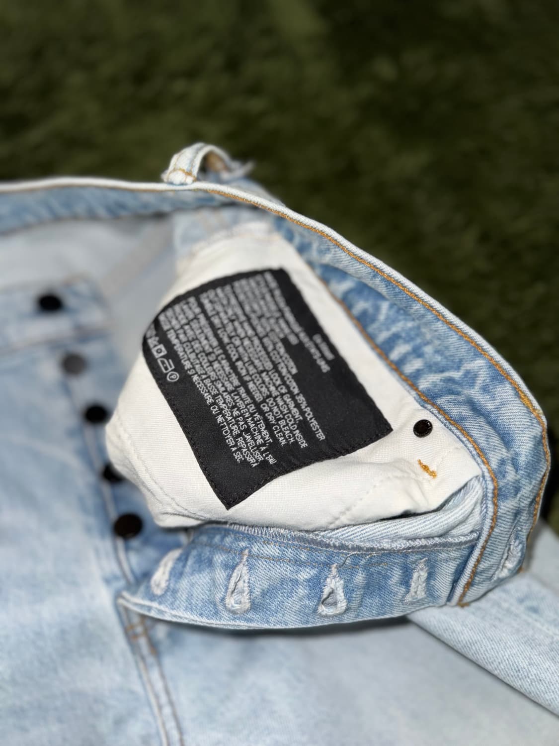 [27] 알렉산더왕 Made in USA 버튼플라이 데님 팬츠 상품이미지5