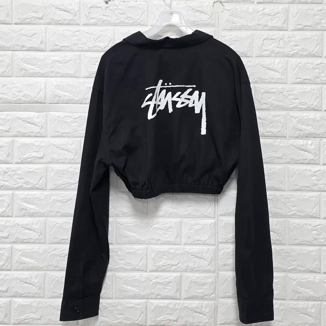 스투시 크롭 자켓 블랙 XL 상품이미지4