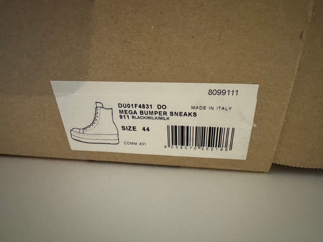 [44]릭오웬스 메가범퍼 스니커즈 판매 상품이미지2