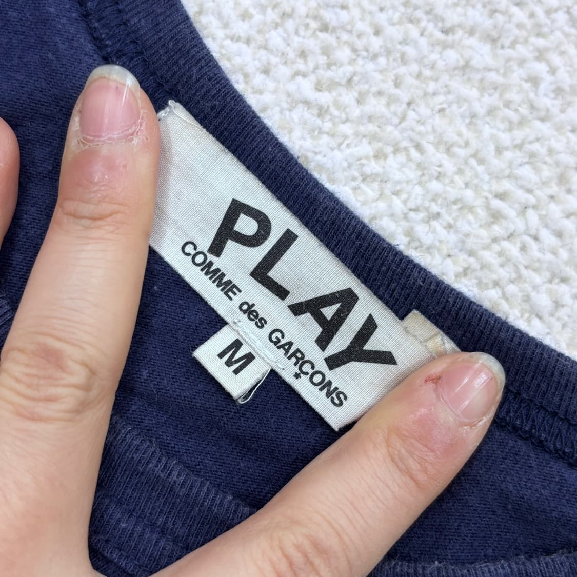 M 빈티지 하트패치 반팔 티셔츠 0317E 상품이미지3