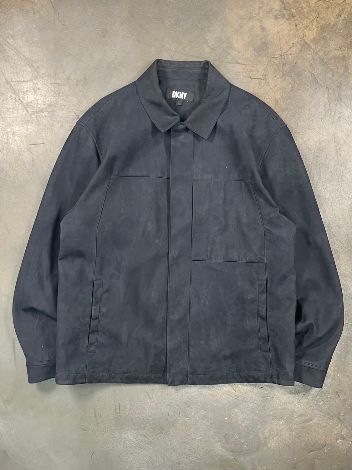 DKNY 스웨이드 블루종 자켓 상품이미지1