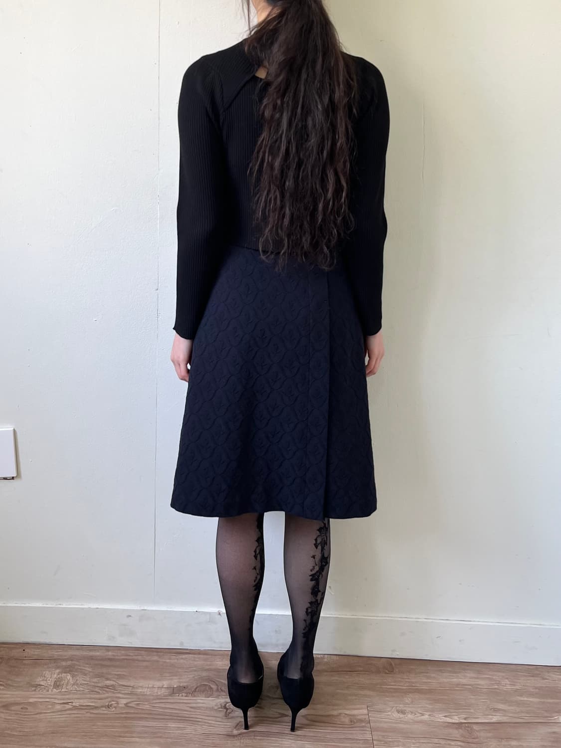 BRUNETTE 실루엣 플라워 랩 스커트 상품이미지9