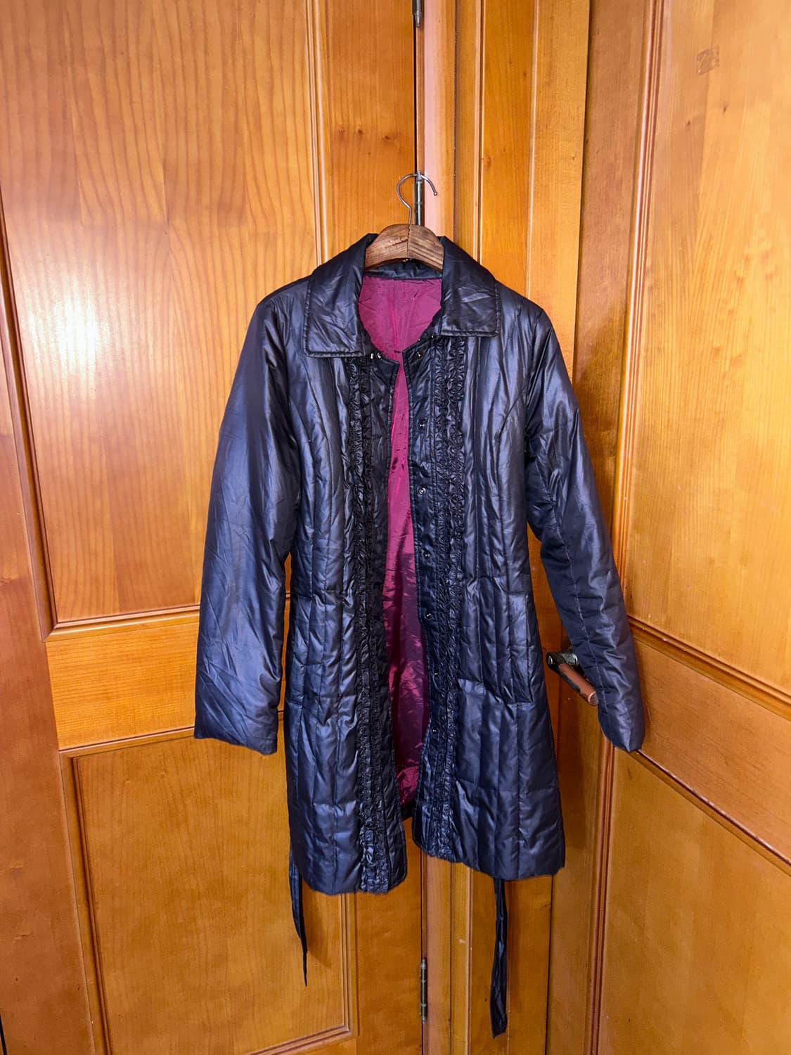 Frill Quilted Coat 상품이미지4