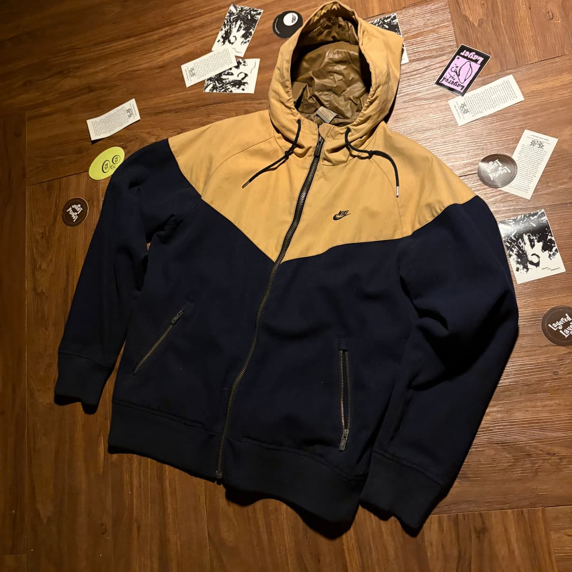 nike wool cotton sports anorak jacket 상품이미지1