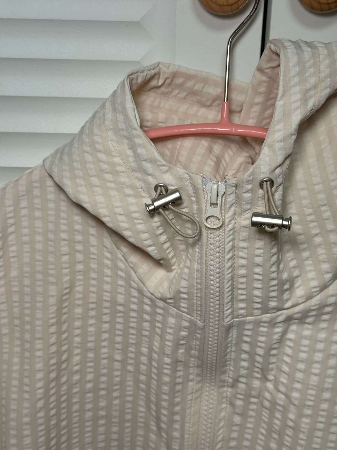 남녀공용 아이보리 바람막이 상품이미지3