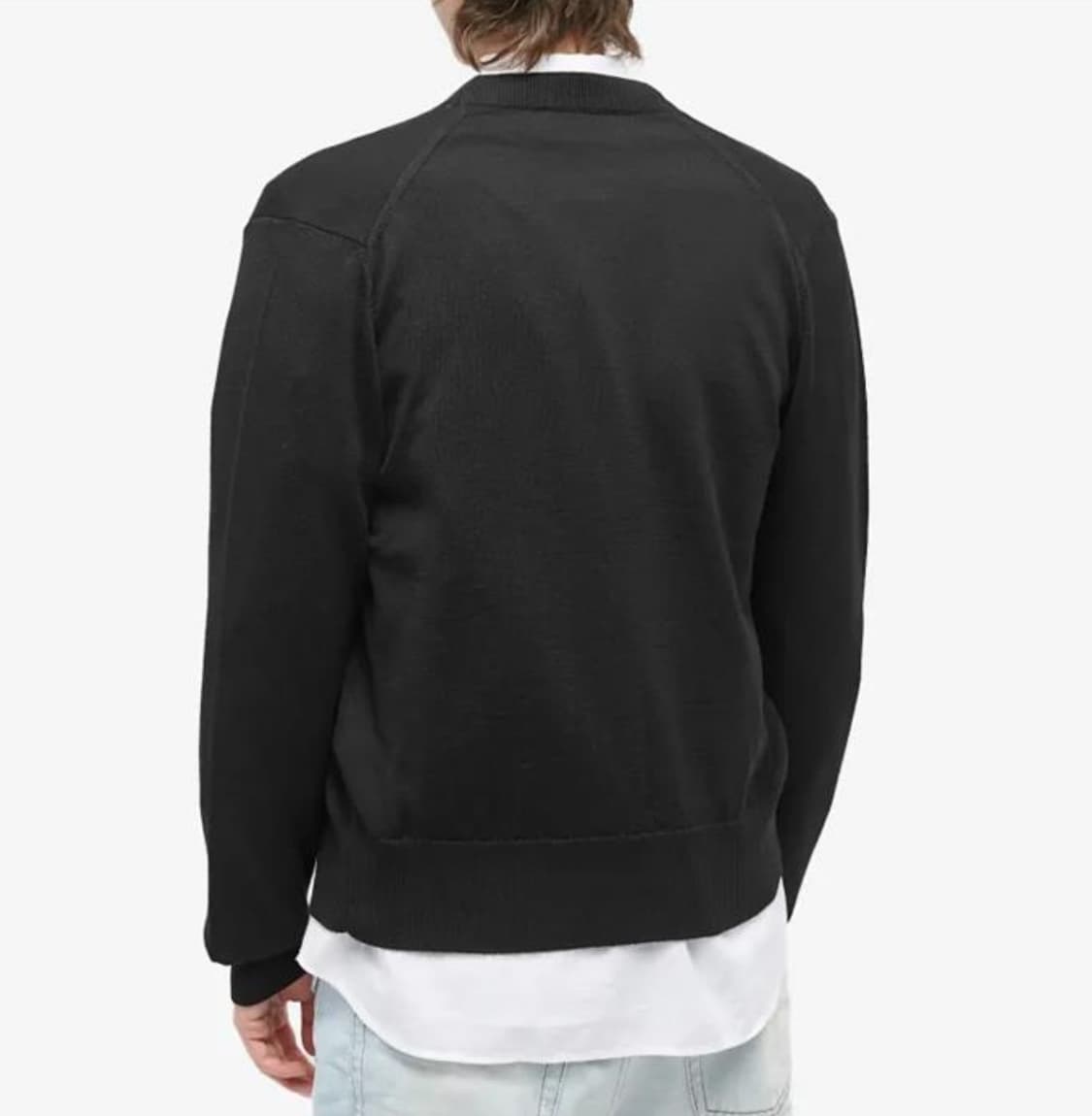 아미 블랙 스몰하트 가디건 XL 상품이미지2