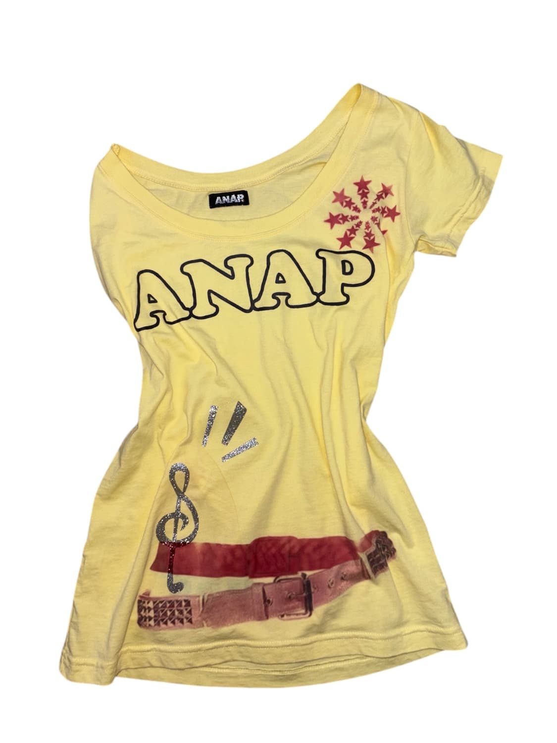 belt melody one-shoulder top 상품이미지1