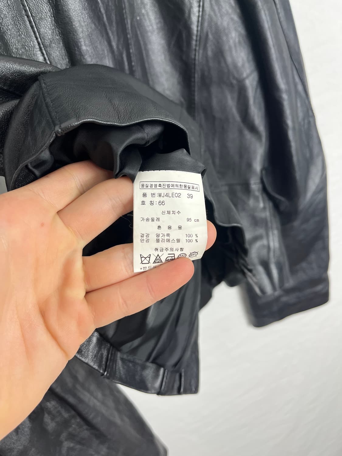 Vintage 레더 블레이저  상품이미지7