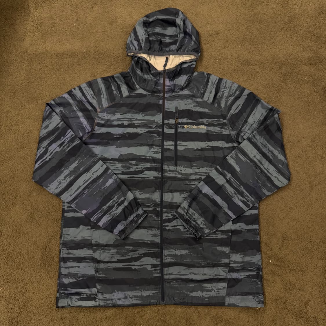 [ 정품/XXL ] 컬럼비아 카모플라쥬 후드 바람막이 자켓 상품이미지2