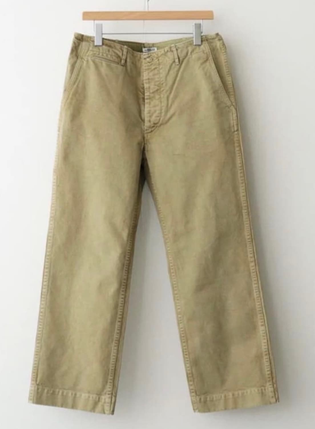 오라리 AURALEE PRODUCT DYED FINX 치노 내로우  상품이미지3