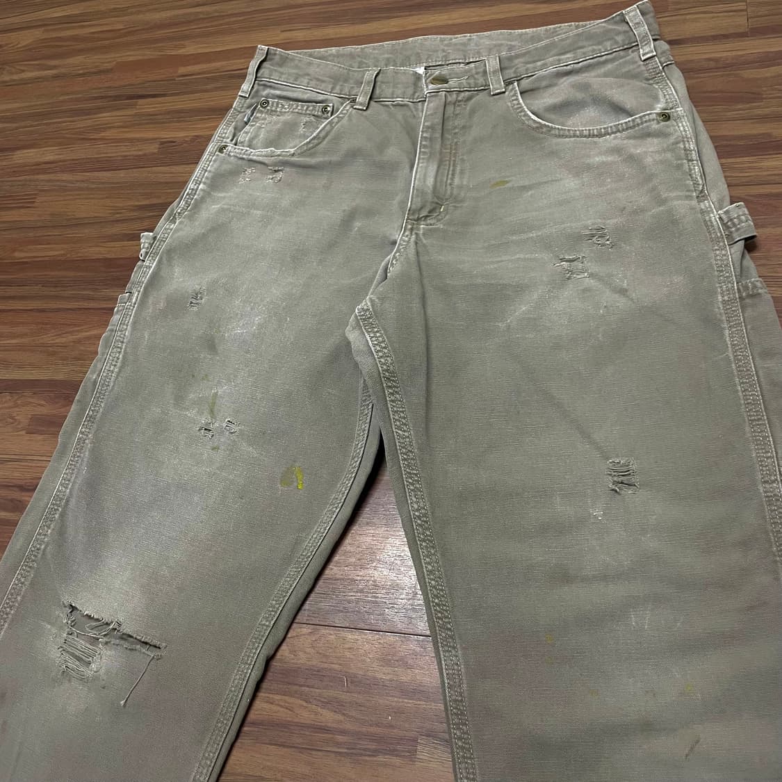 칼하트 싱글니 카펜터 디스 워크팬츠 mus 32 상품이미지2