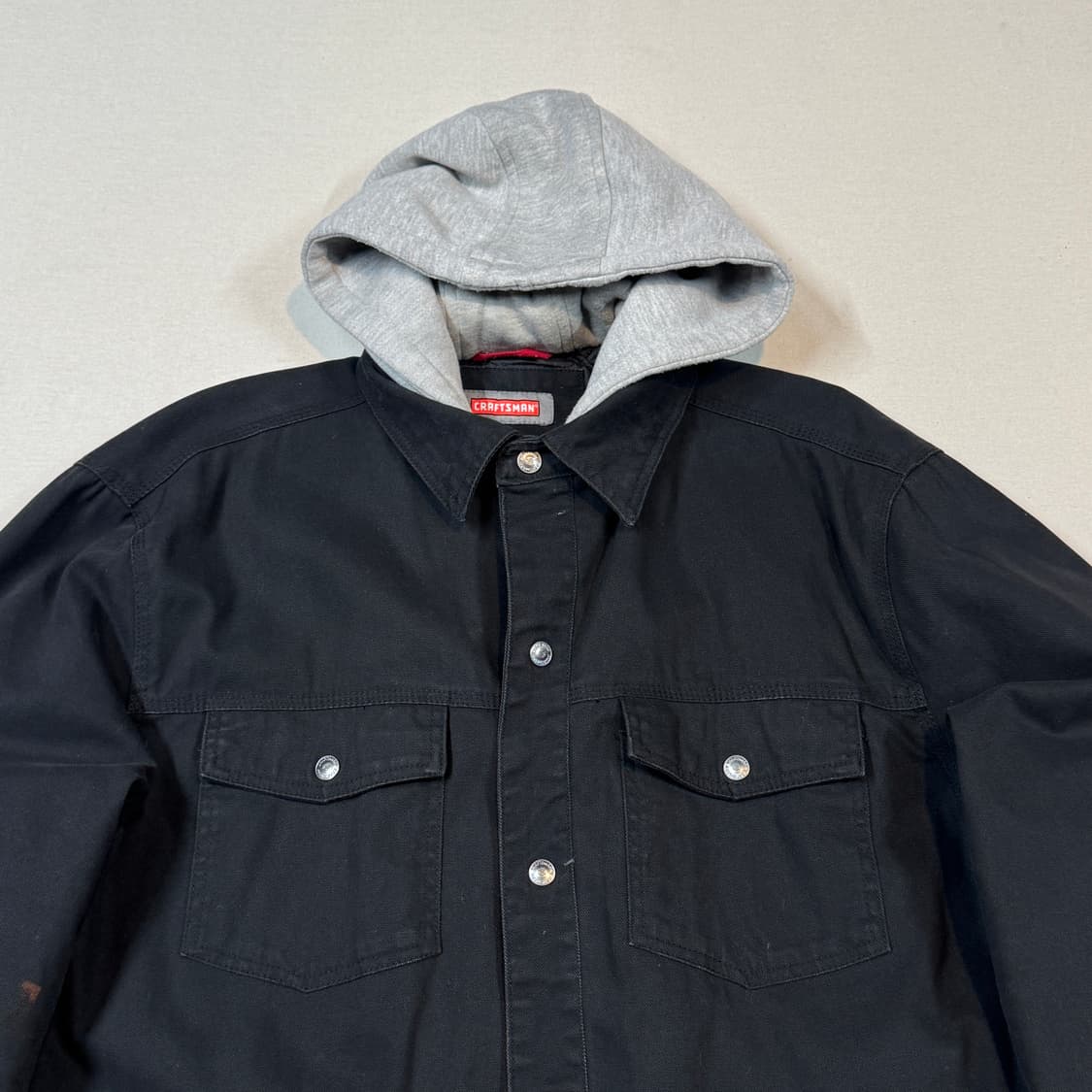 M) Craftsman 크래프트맨 USA 워크웨어 후드 레이어드 자켓 상품이미지2