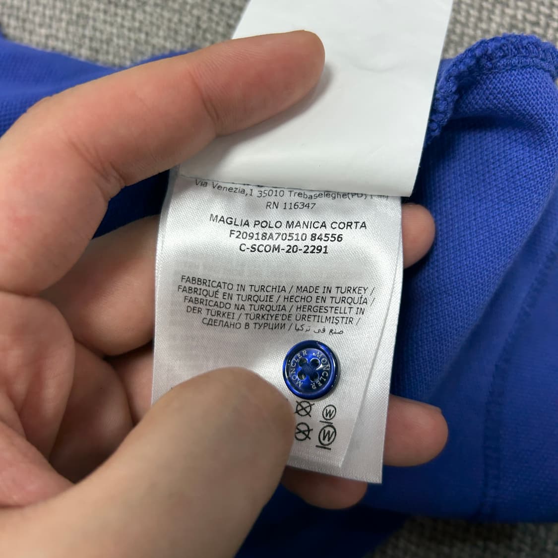 (한글택)몽클레어 마그리아 폴로 카라티(L) 상품이미지4