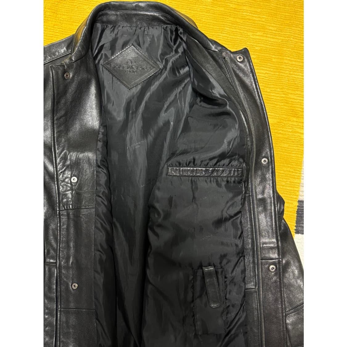 Balenciaga Leather Car Coat 상품이미지3