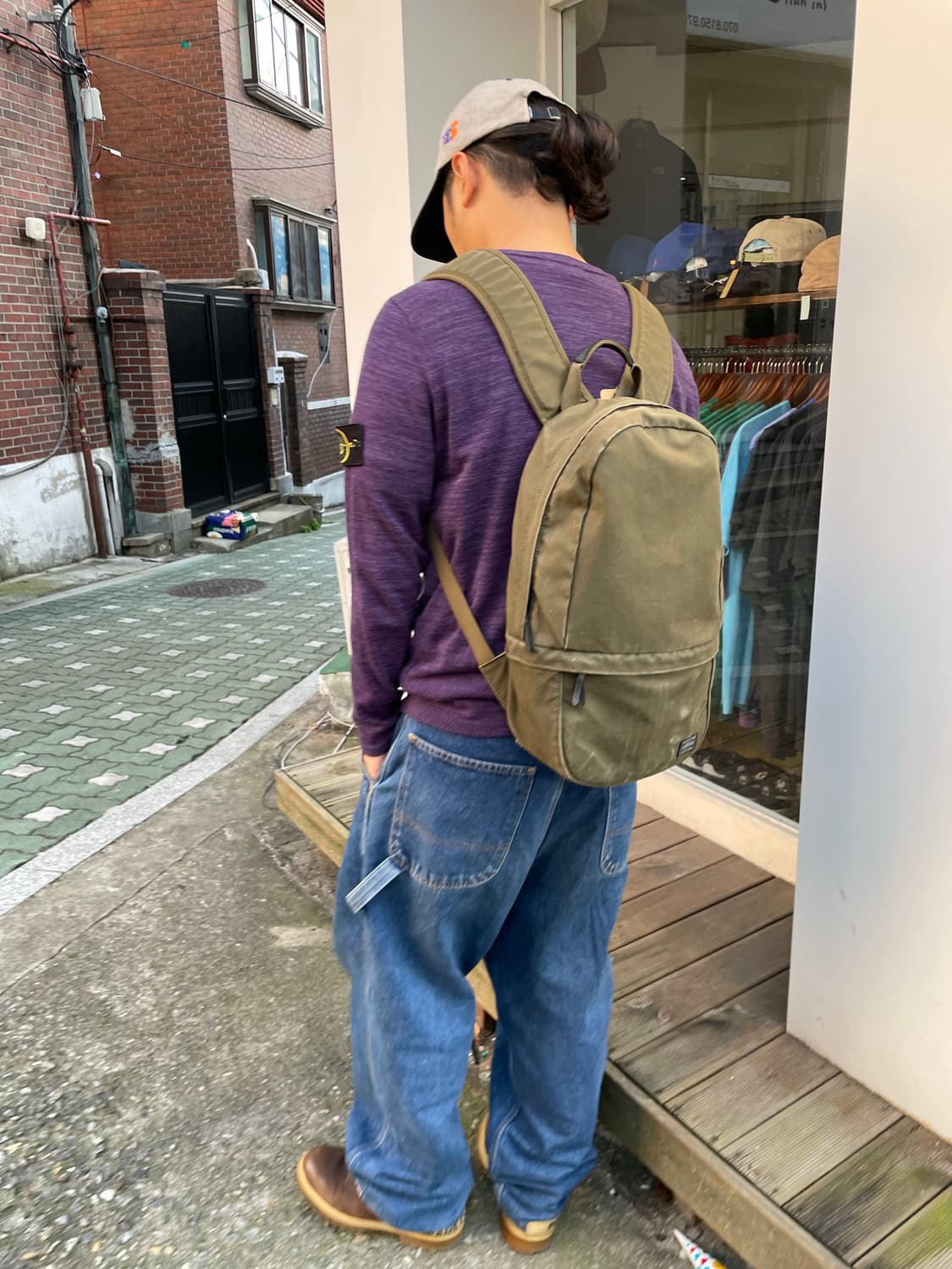 요시다 포터 백팩 카키 상품이미지2