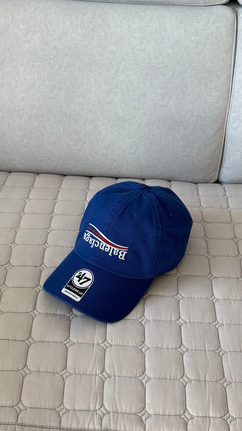 nptsss 발렌시아가 볼캡 블루  상품이미지2