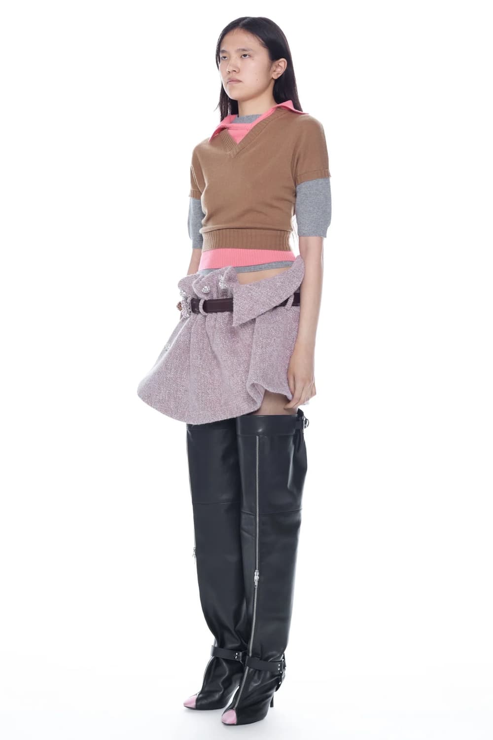 [36,38]어거스트 바론 All-in 26ss TRIPLE 레이어트니트 상품이미지3