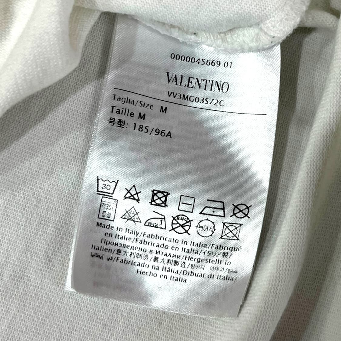 발렌티노 VLTN 반팔티 (L) 상품이미지5