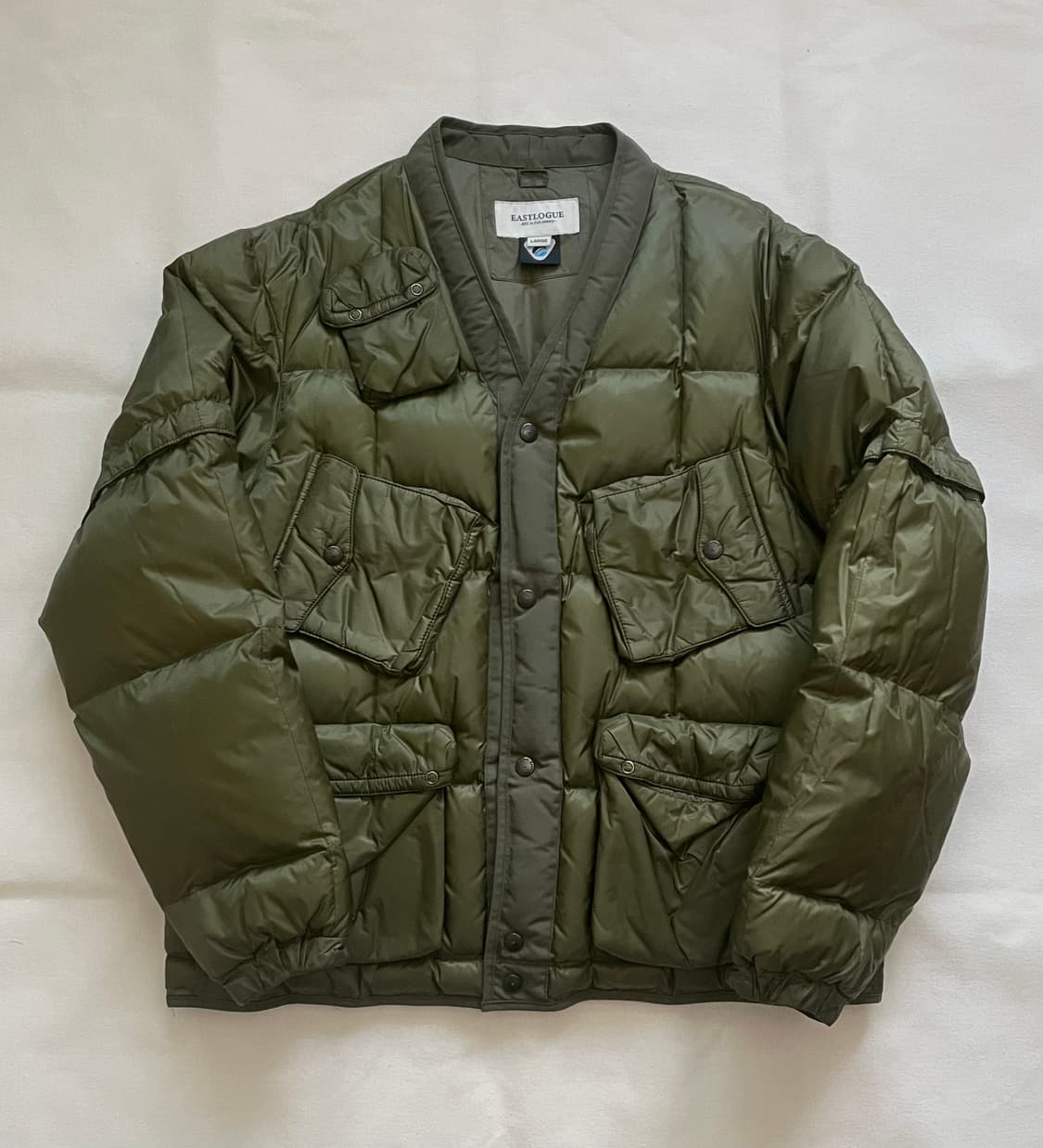 EASTLOGUE 이스트로그 C-1 다운 패딩 자켓 / 올리브 / L 상품이미지2