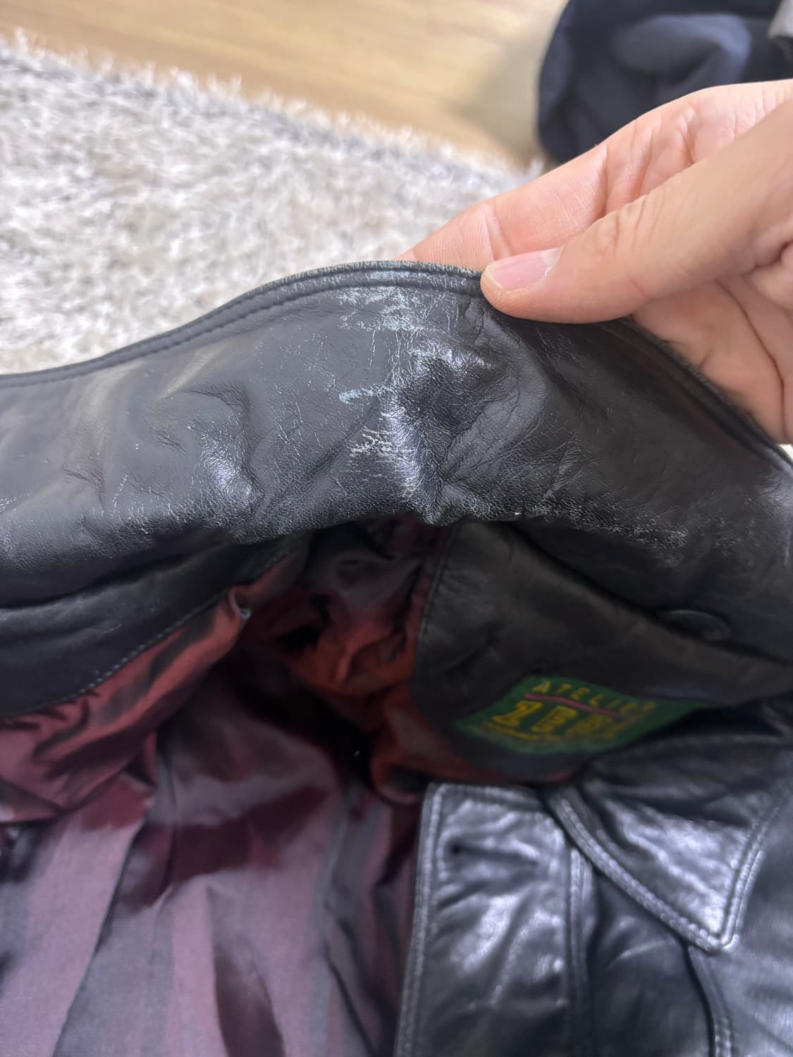 일본판 양가죽 자켓 사이즈 105 상품이미지8