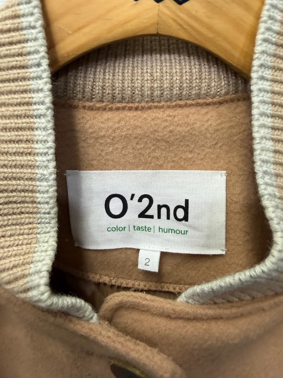 정품) O2nd 오즈세컨 한섬 오버핏 캐시미어 코트 2 상품이미지6