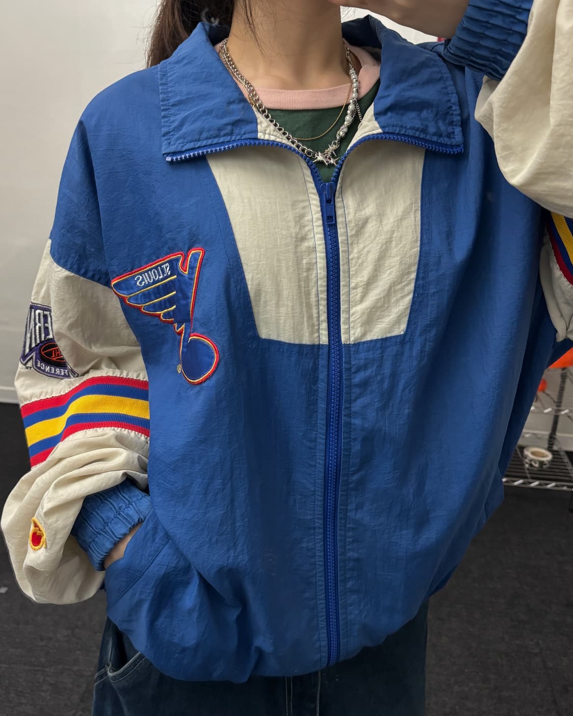 Pro Layer 00s NHL 올드스쿨 바람막이 자켓 상품이미지2