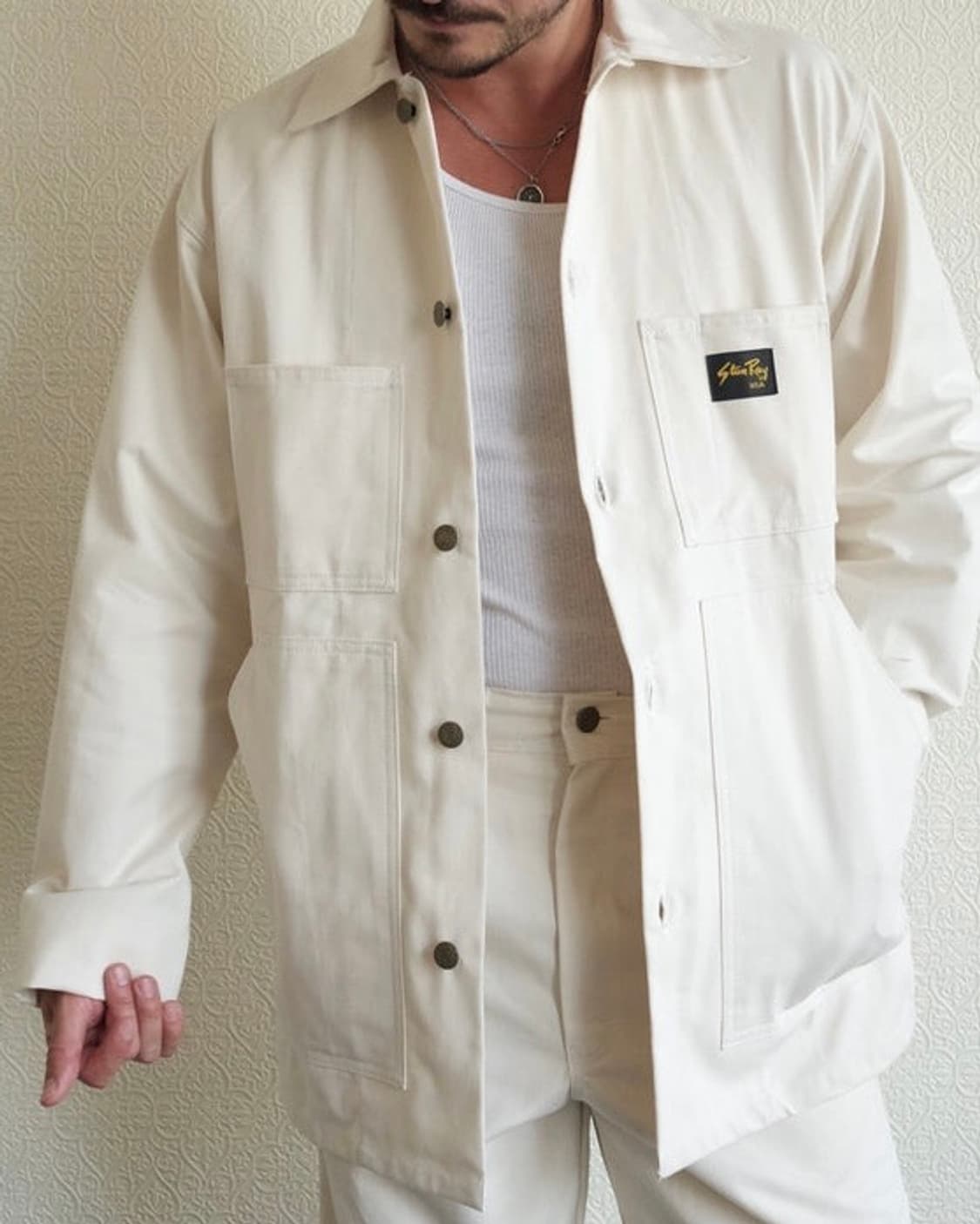 Stan Ray Natural Drill Shop Jacket 상품이미지3