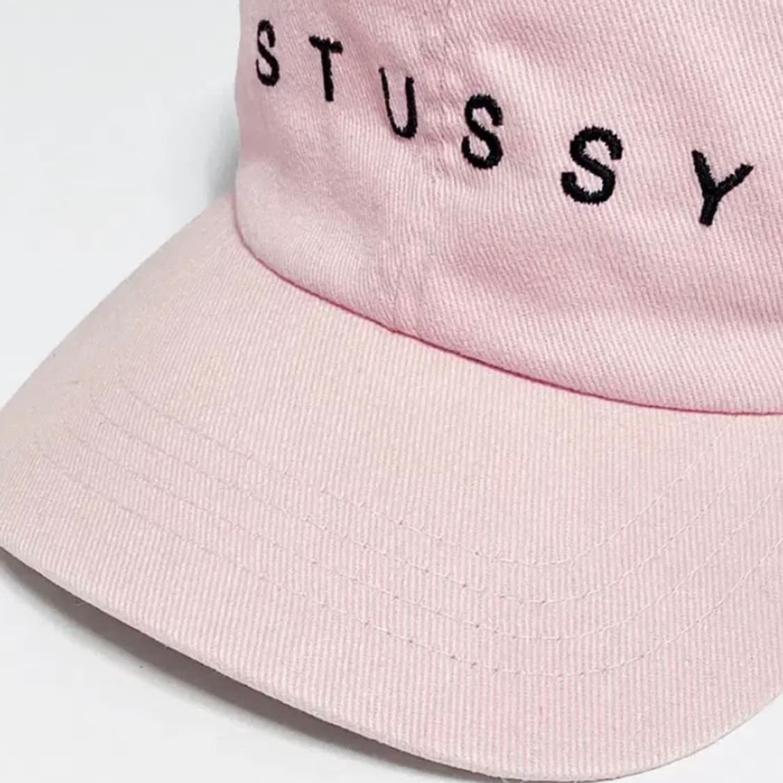 [정품] STUSSY 스투시 텍스트 로고자수 비비드핑크컬러 빈티지 볼캡 상품이미지6