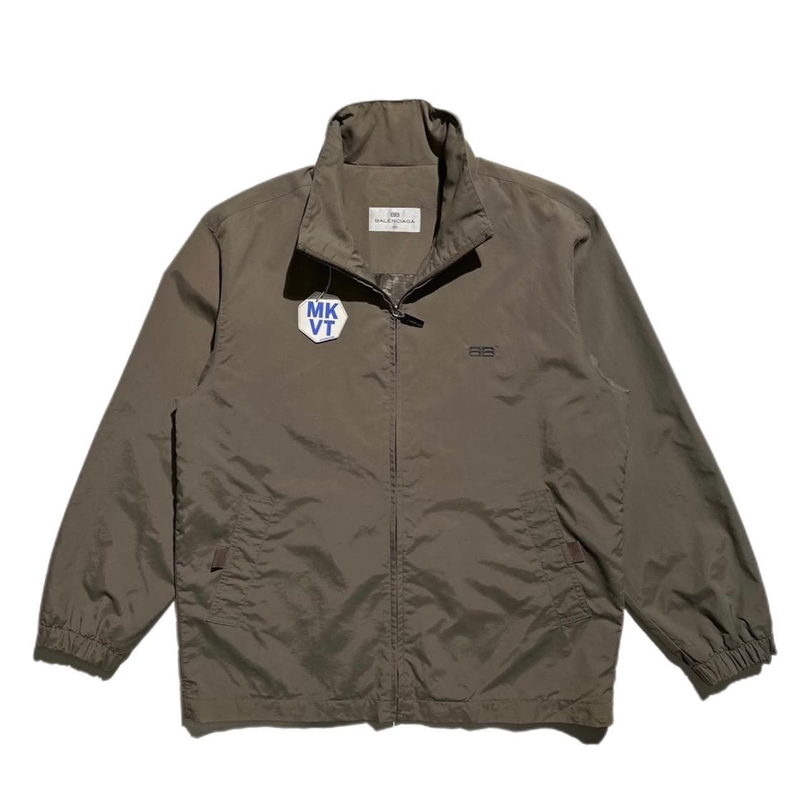 발렌시아가 자수 로고 폴리쉘 자켓 상품이미지1