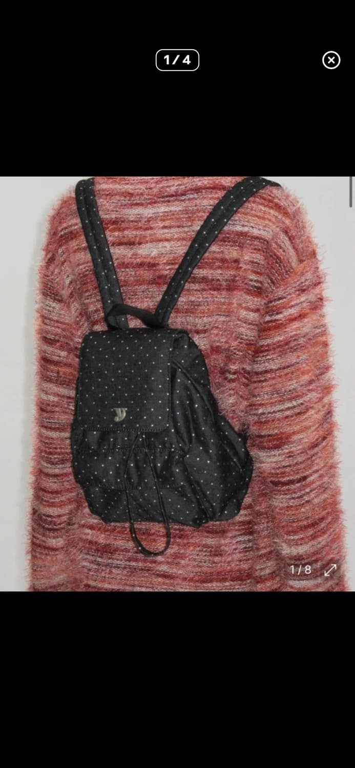 여밈 도트 백팩 상품이미지1