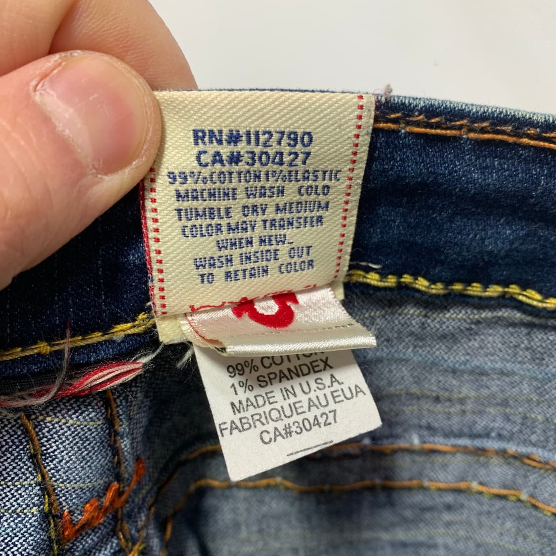 트루릴리젼 데님 팬츠 상품이미지5