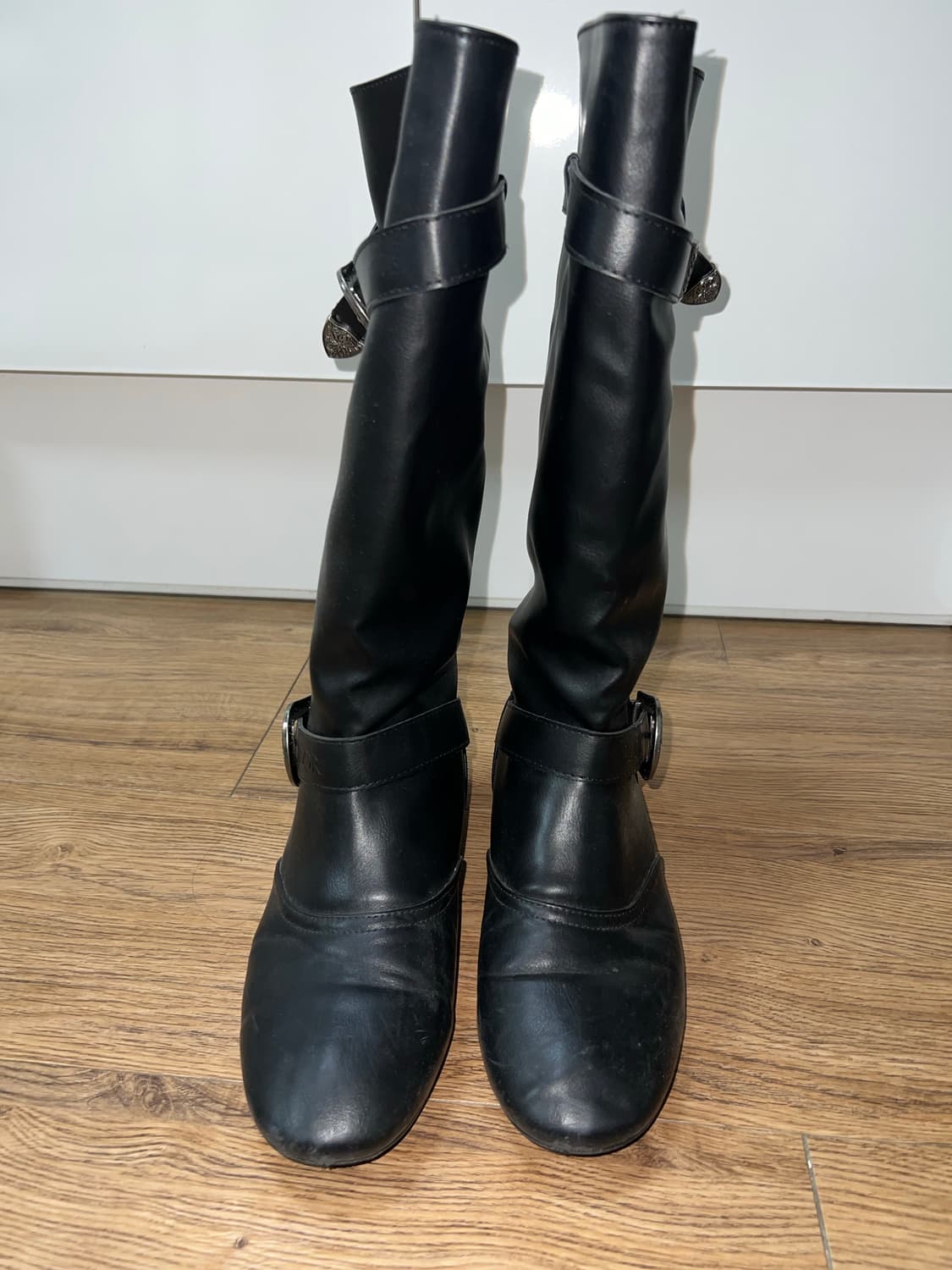 ODOR 블랙 롱부츠 245 상품이미지3