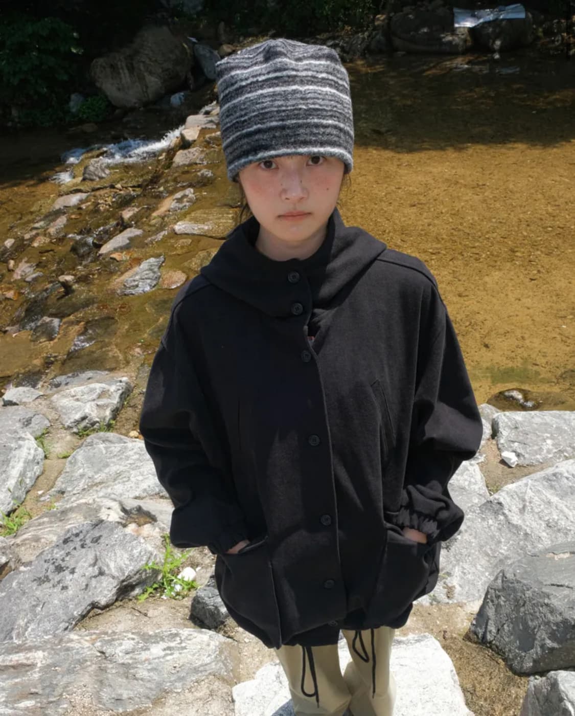 페스토 윈터 비니 블랙 상품이미지2