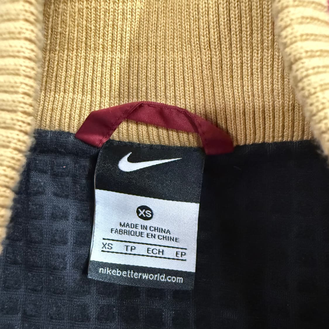 [정품/XS] 나이키 버건디 웜업 자켓 b19 상품이미지6