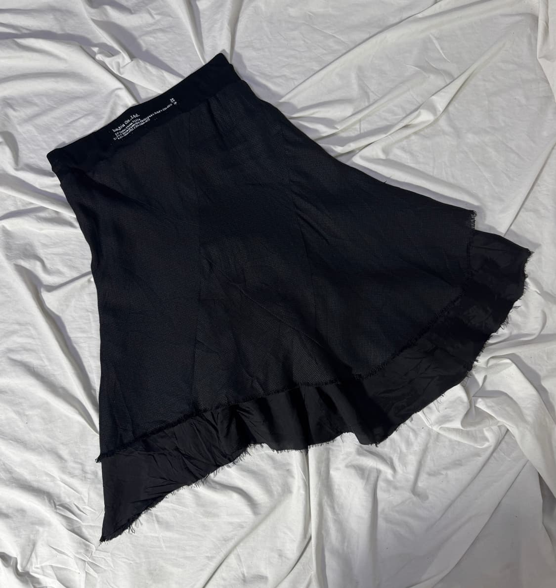 Bajra 비대칭 레이어드 스커트 y2k 아방가르드 상품이미지2