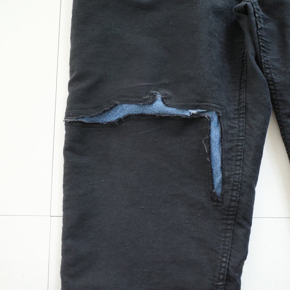 50s-60s 프렌치 몰스킨 리페어 워크팬츠 상품이미지4