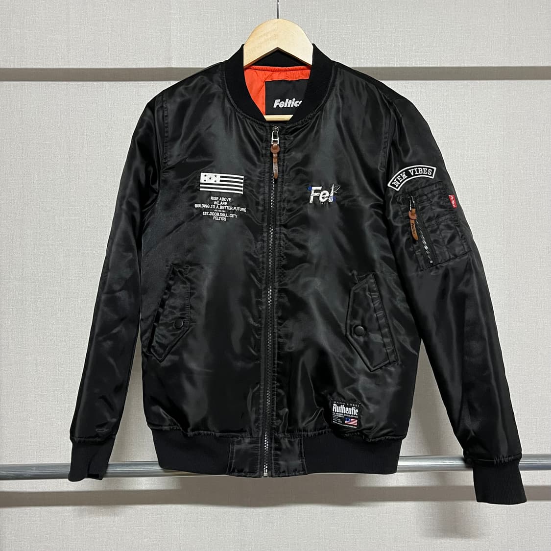 펠틱스 블랙 봄버 자켓 90 상품이미지1