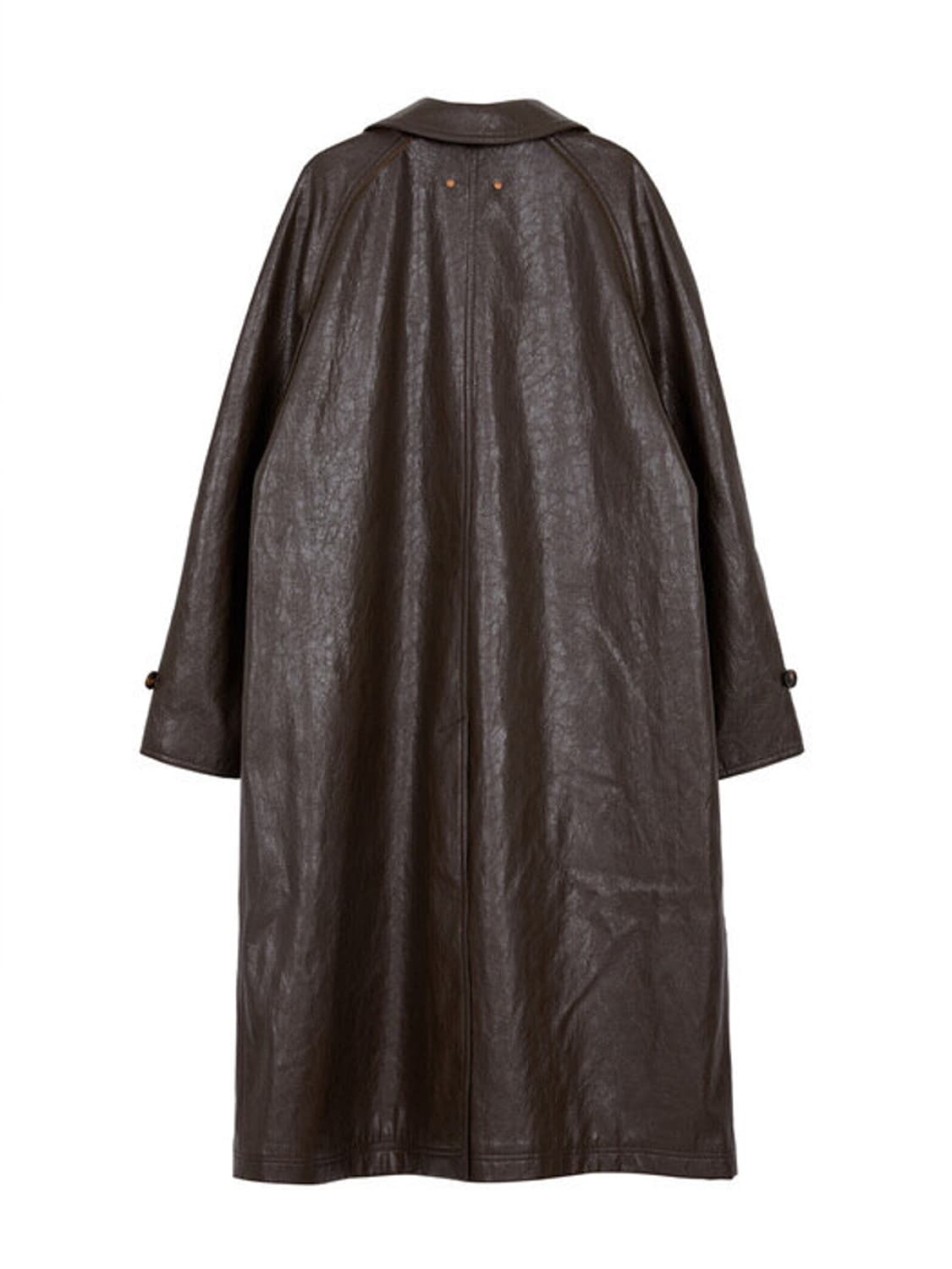 앤더슨벨  코트  AMBER FAUX LEATHER COMBO COAT 상품이미지4