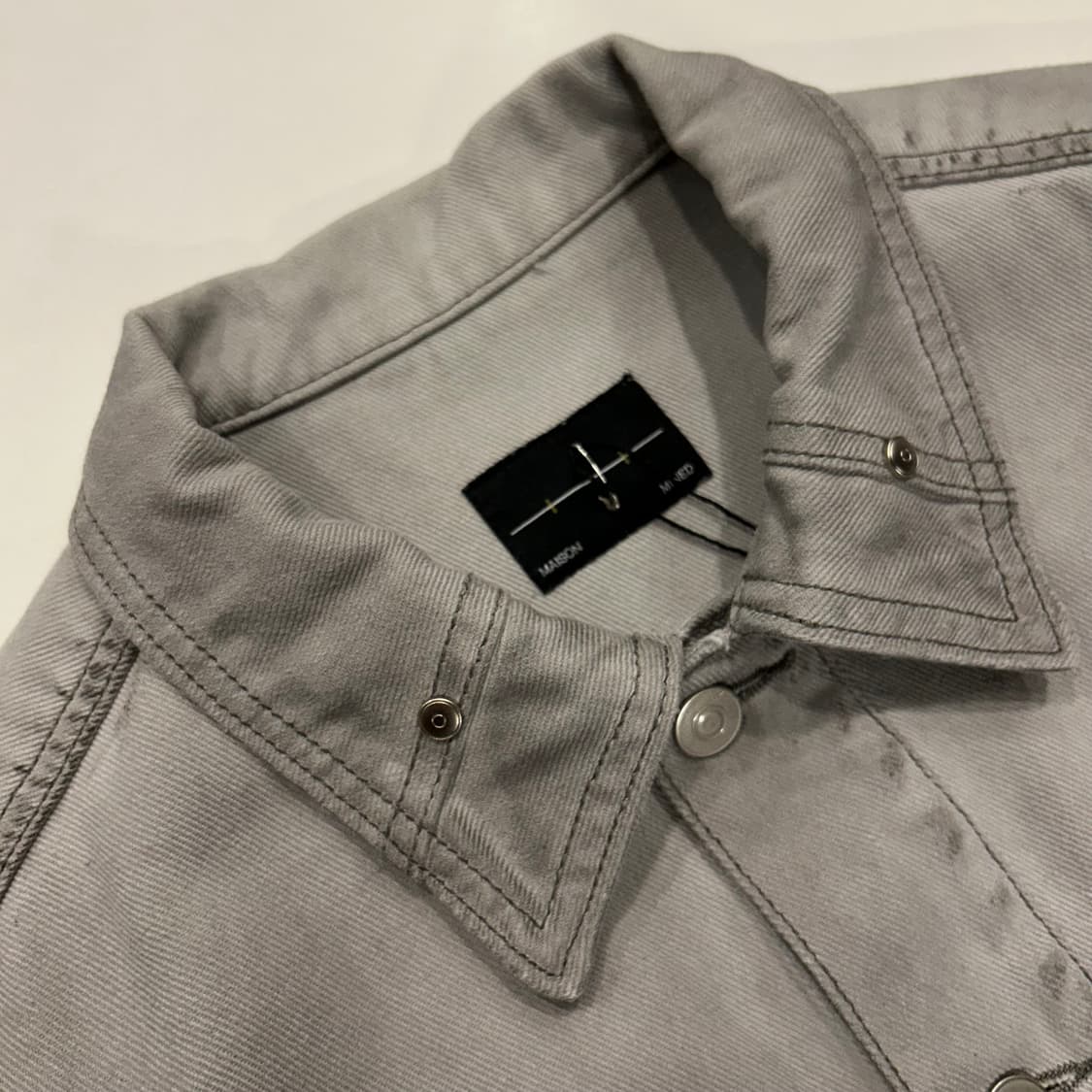 [M] 메종미네드 MAISON MINED 데님 자켓 B166 상품이미지4