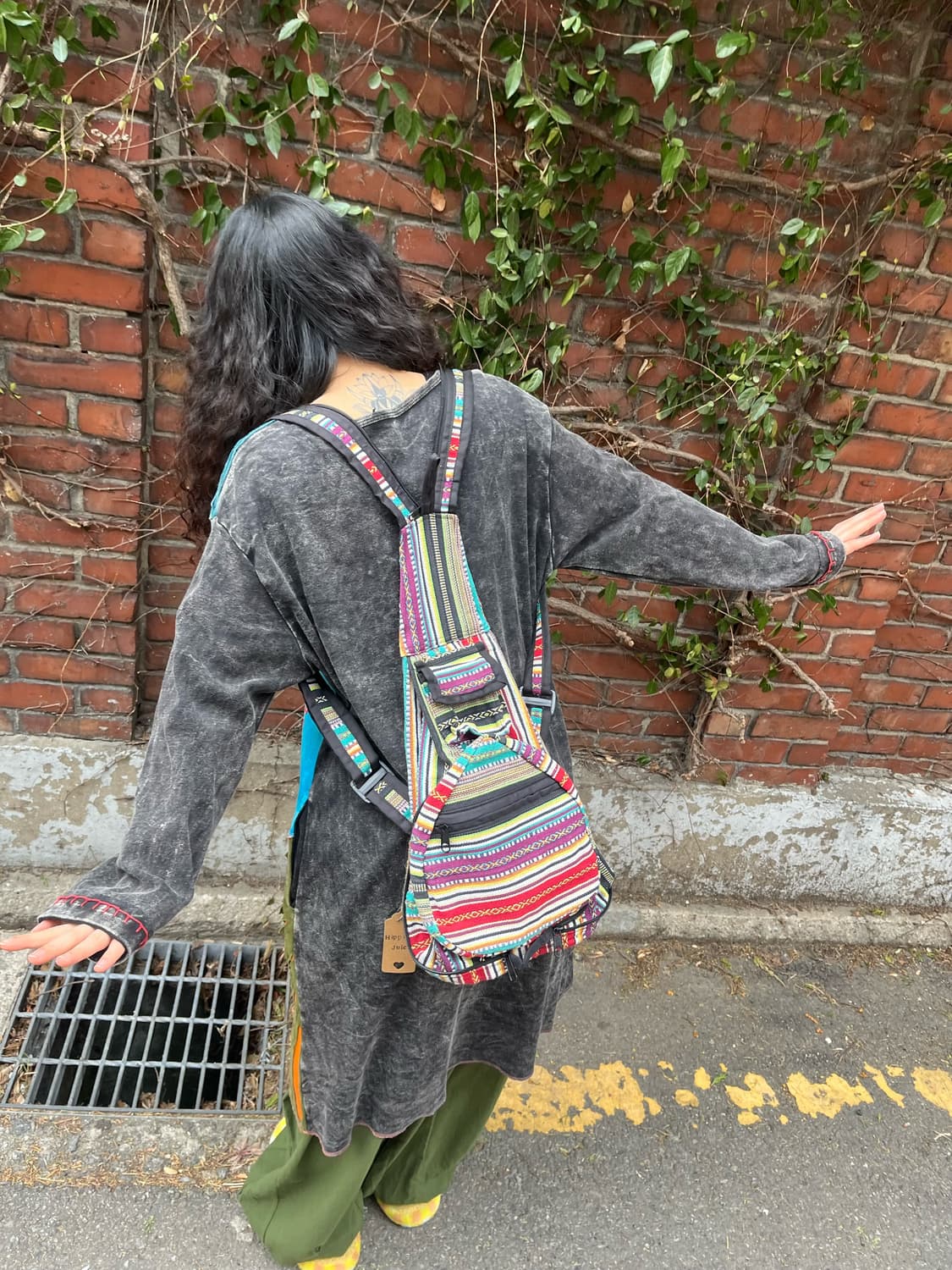 히피 자수패턴 백팩 상품이미지5