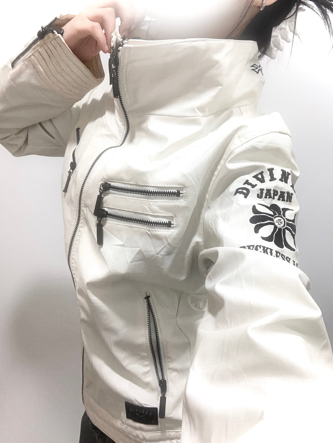 DIVINER High neck leather jacket 상품이미지3