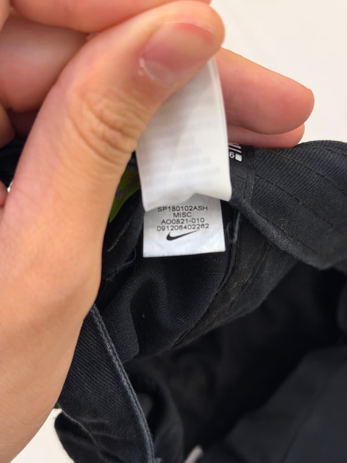 나이키 코리아 한정판 푸추라 볼캡 블랙 상품이미지5