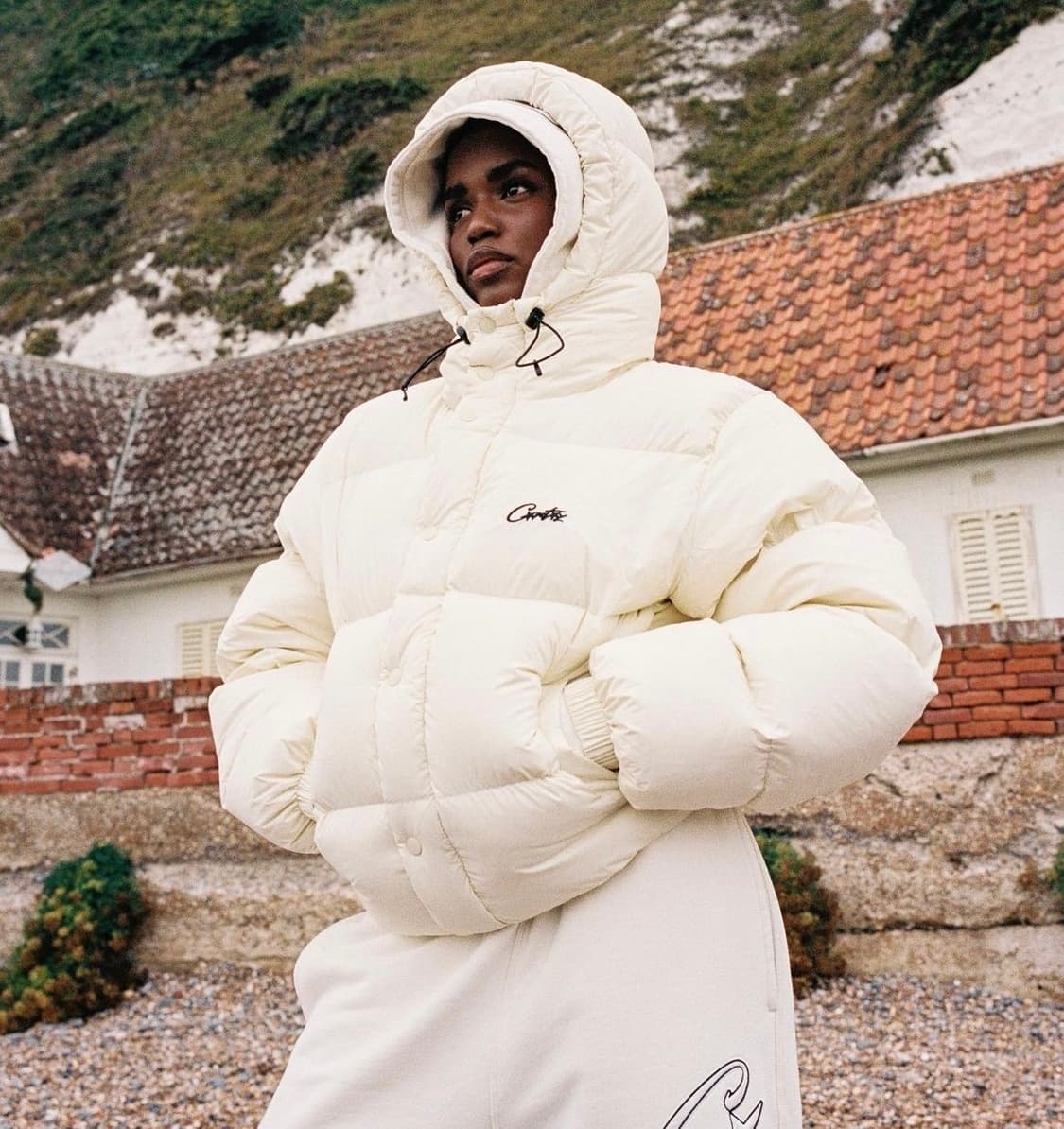 코르테이즈 볼로 패딩 자켓 V2 화이트 crtz bolo jacket 상품이미지1