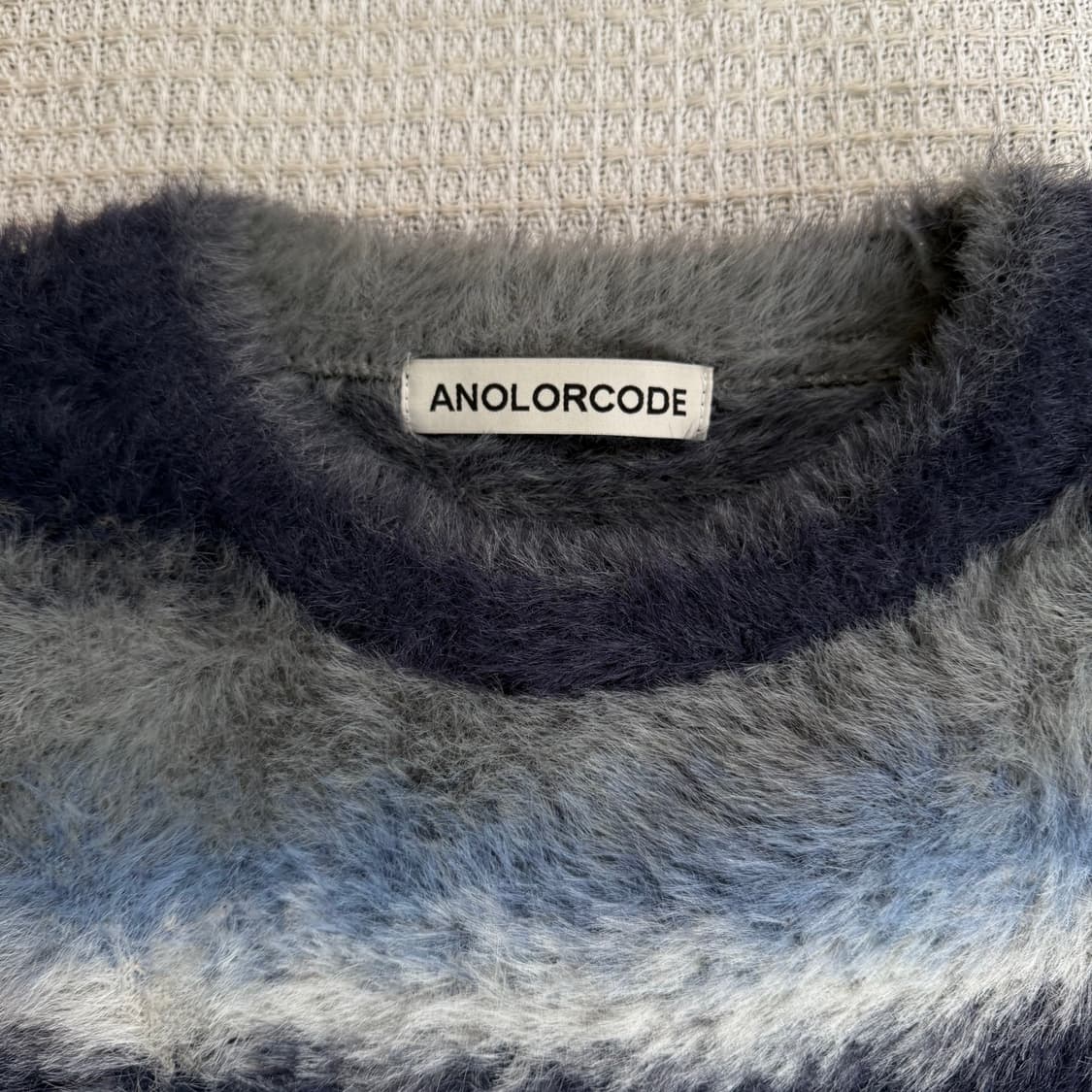 스트라이프 울헤어 니트 상품이미지3