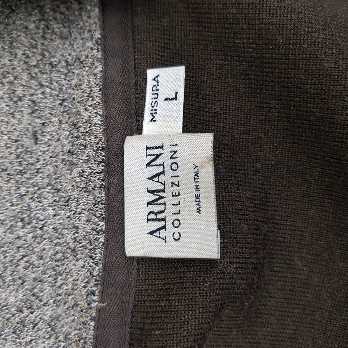 알마니꼴레지오니 울 블렌드 니트 자켓 L사이즈 상품이미지8