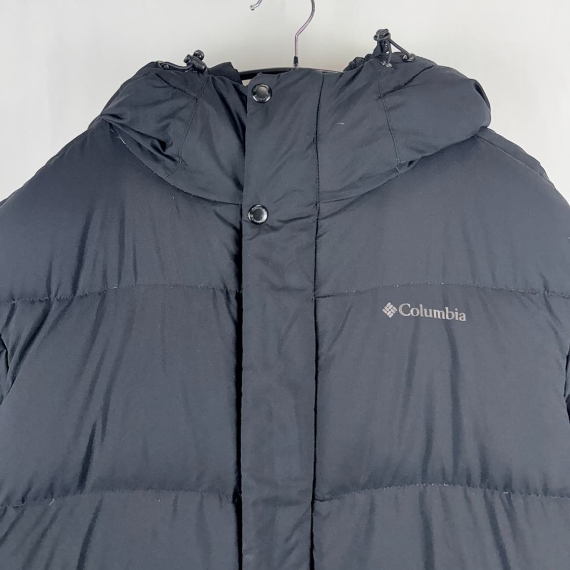 (L) 컬럼비아 덕다운 롱패딩 블랙 상품이미지3